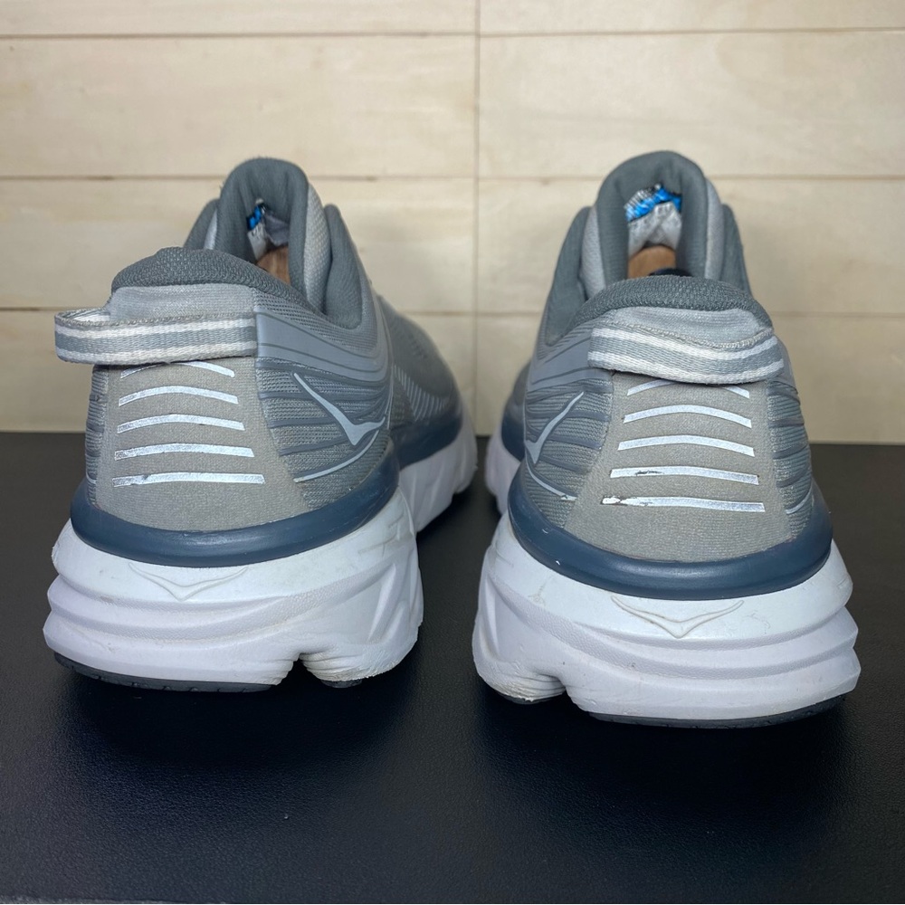Hoka Bondi 7 Grey Men's Size 11 Running Shoes Sneakers 1110518 WDDS - Picture 6 of 11